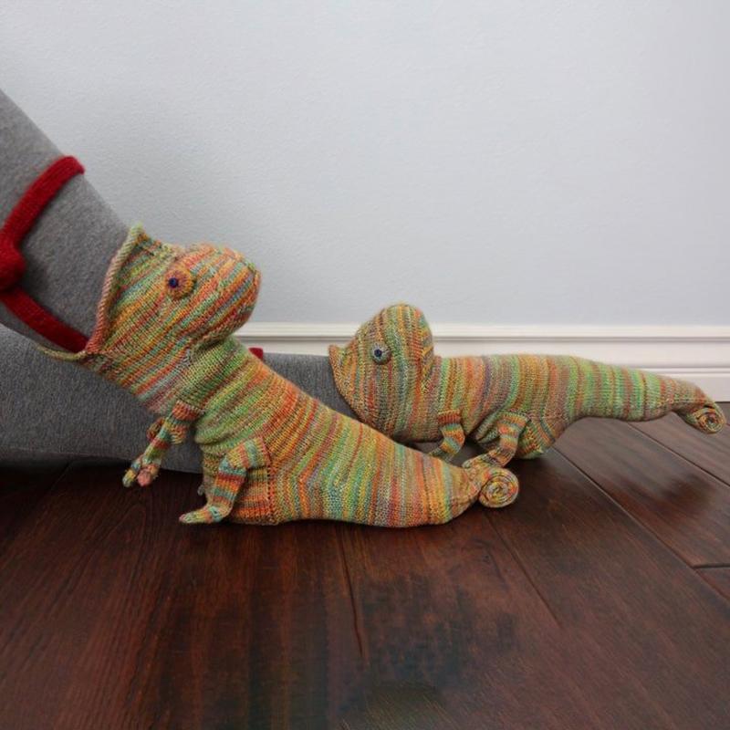 Animal Knitted Socks Unisex Novelty Winter Warm - Image 3