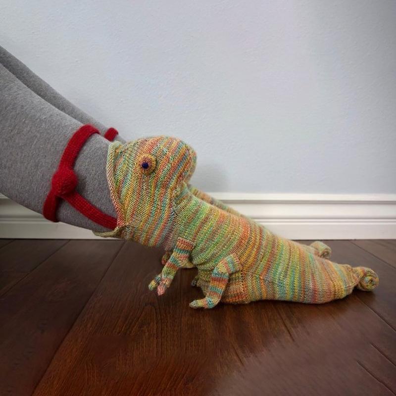Animal Knitted Socks Unisex Novelty Winter Warm - Image 4