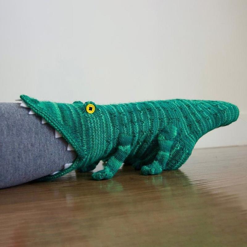Animal Knitted Socks Unisex Novelty Winter Warm - Image 5