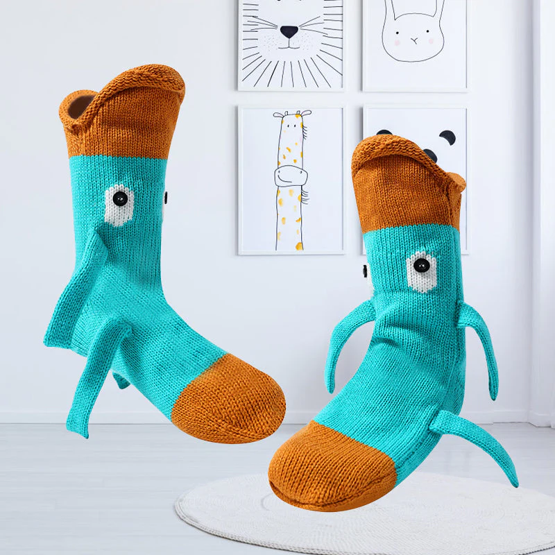 Animal Knitted Socks Unisex Novelty Winter Warm - Image 6