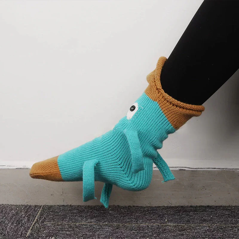 Animal Knitted Socks Unisex Novelty Winter Warm - Image 8