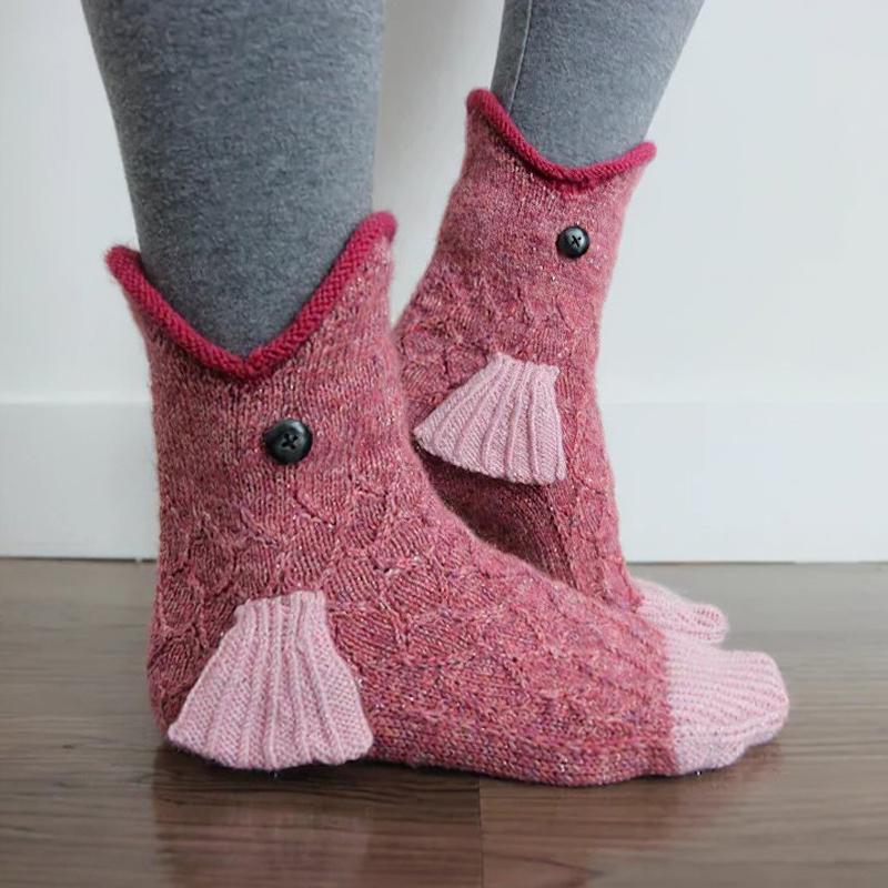 Animal Knitted Socks Unisex Novelty Winter Warm - Image 9