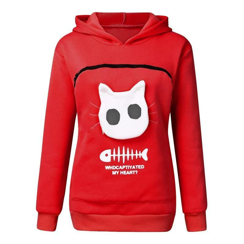 Animal Pouch Sweatshirt Hoodie - Image 2