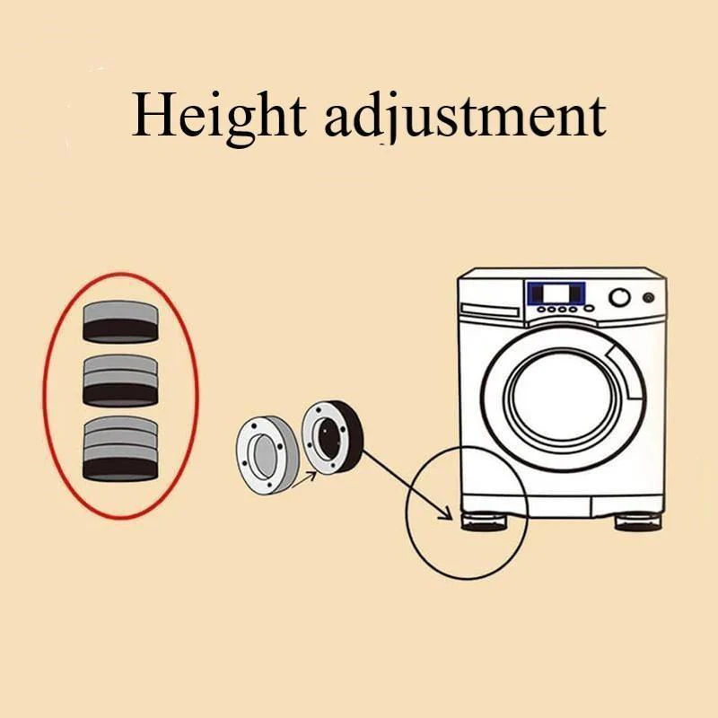 Anti-slip And Noise-reducing Washing Machine Feet - Image 4