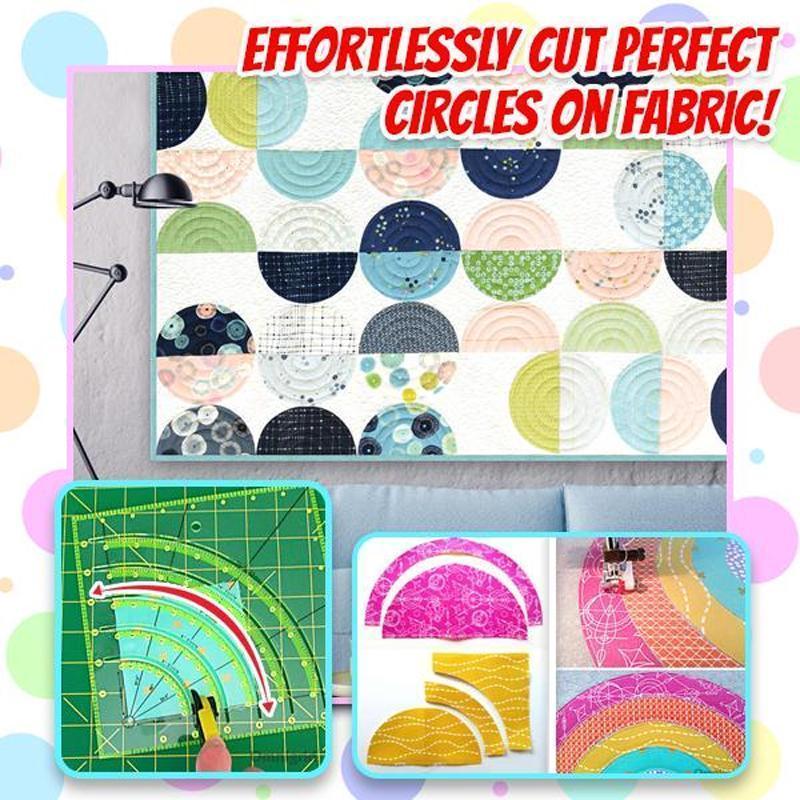 Arcs & Fans Quilt Circle Cutter Ruler - Image 5