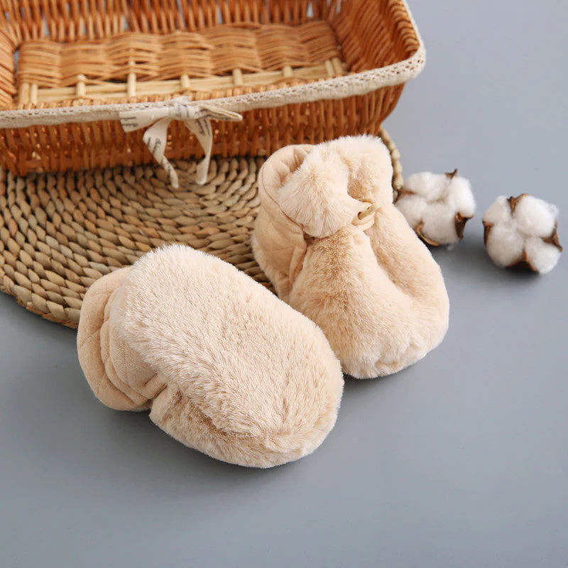 Baby Cartoon Plush Cotton Toddler Shoes - Image 5
