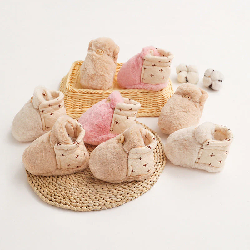 Baby Cartoon Plush Cotton Toddler Shoes - Image 6