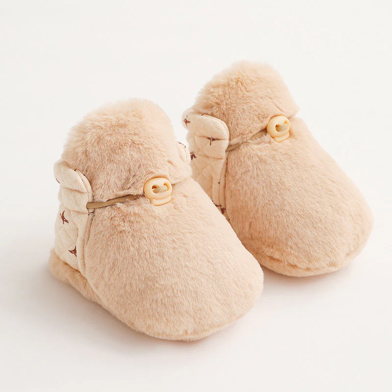 Baby Cartoon Plush Cotton Toddler Shoes - Image 9
