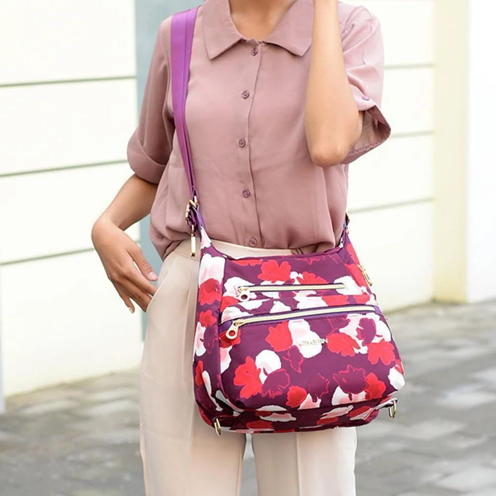 Bag with Double Zippers, Handbag and Shoulder Bag - Image 5