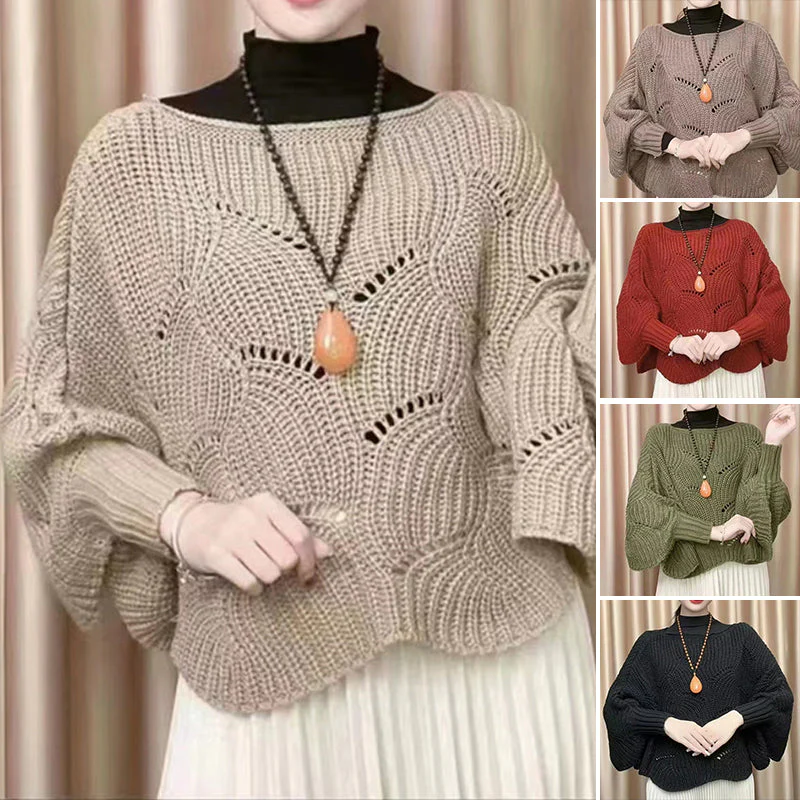 Bat Sleeve Knitting Shawl - Image 2