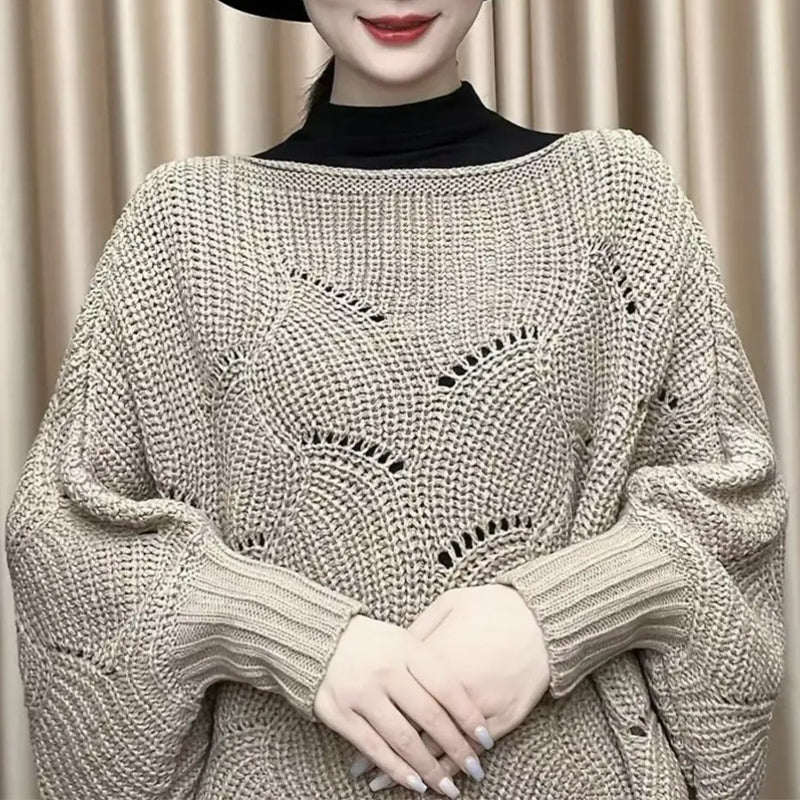 Bat Sleeve Knitting Shawl - Image 4