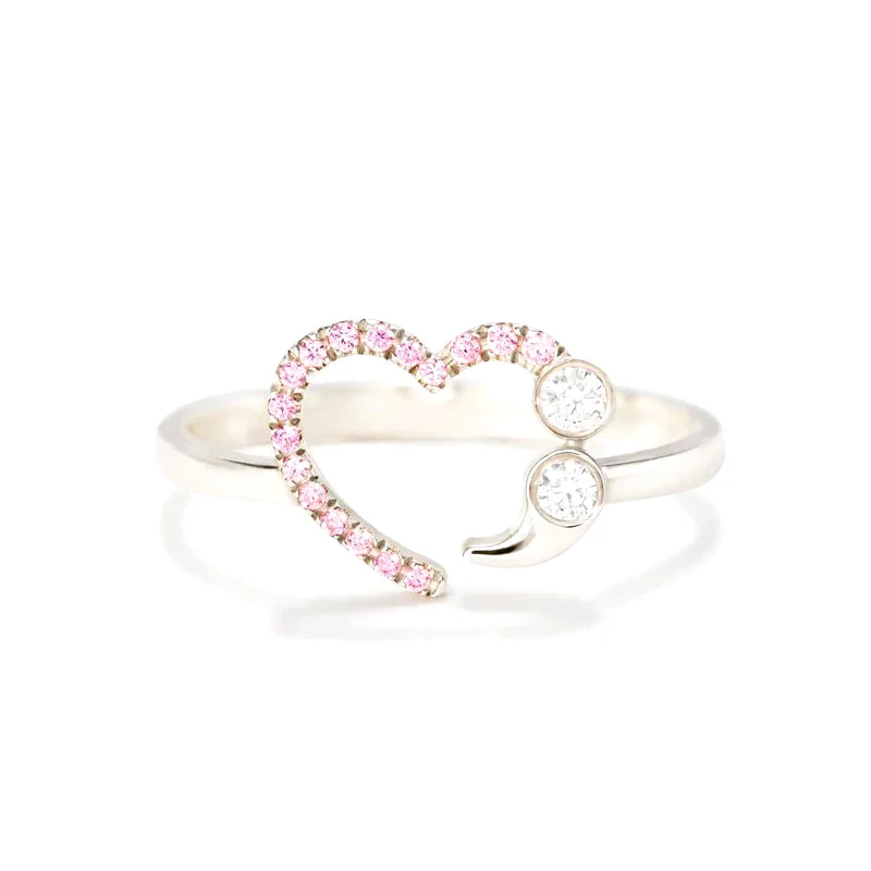 Be You Bravely Semicolon Ring - Image 8