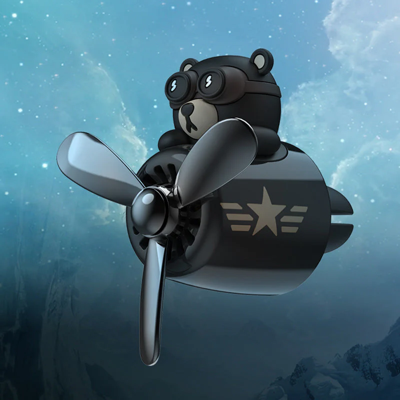 Bear Pilot Propeller Scented Car Air Freshener - Image 6