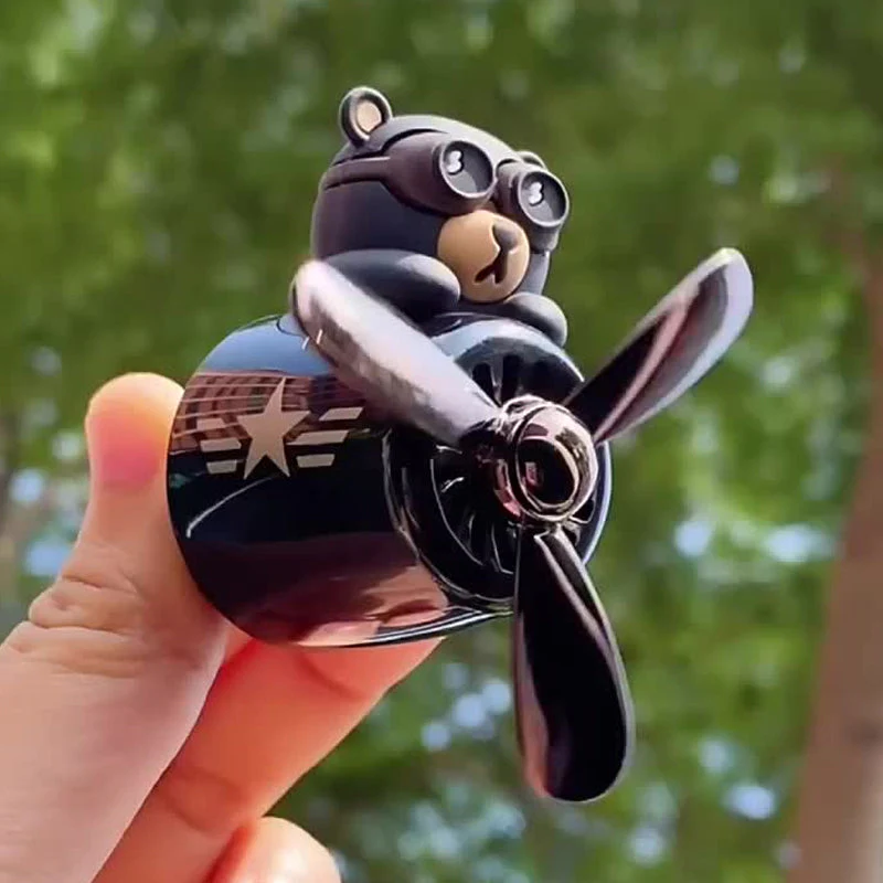 Bear Pilot Propeller Scented Car Air Freshener - Image 8