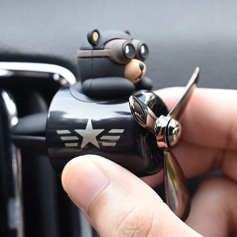 Bear Pilot Propeller Scented Car Air Freshener - Image 9
