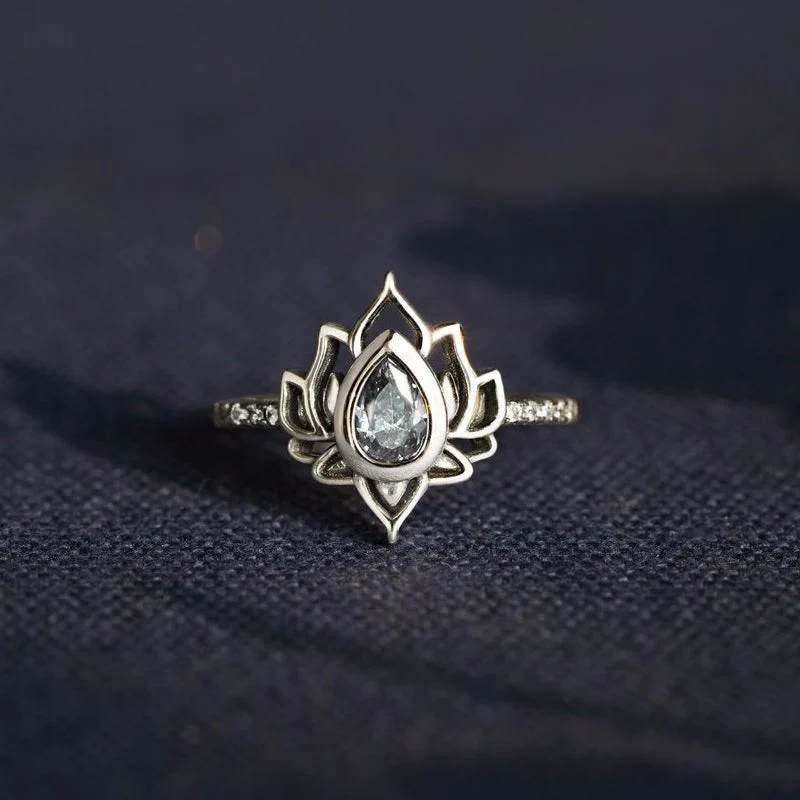 Begin Again Lotus Ring - Image 3