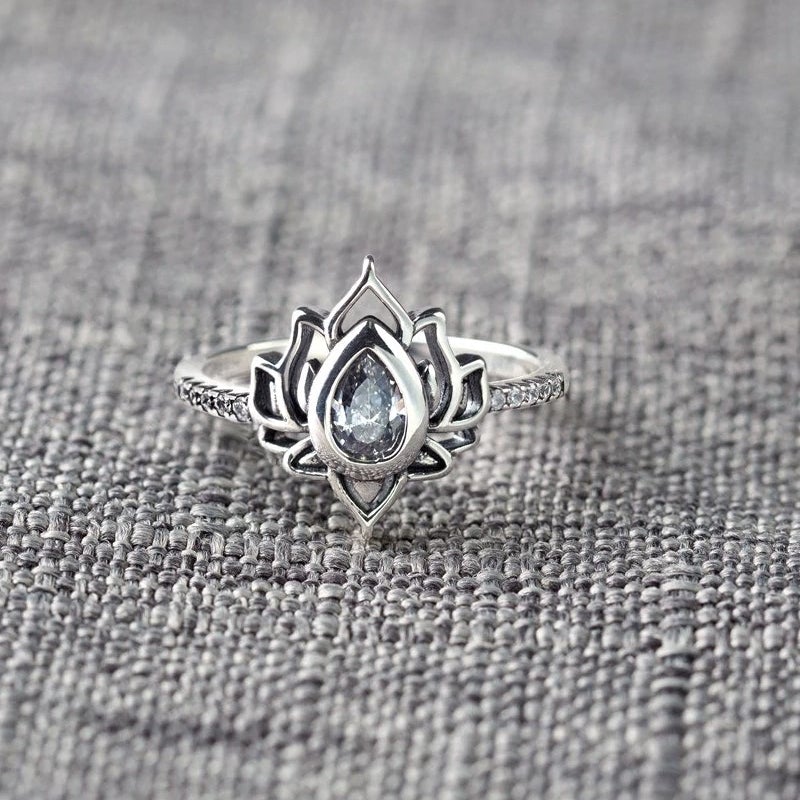 Begin Again Lotus Ring - Image 4