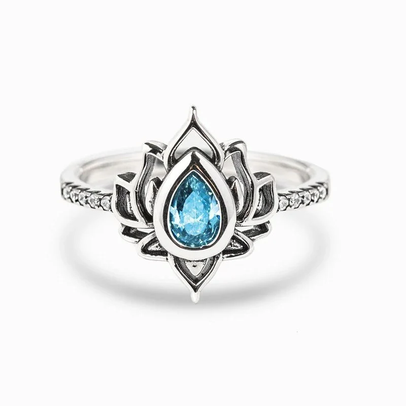 Begin Again Lotus Ring - Image 5