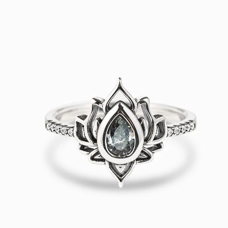 Begin Again Lotus Ring - Image 6