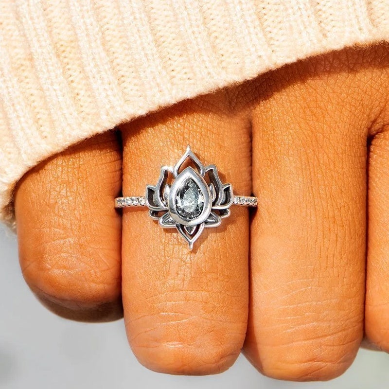 Begin Again Lotus Ring - Image 7