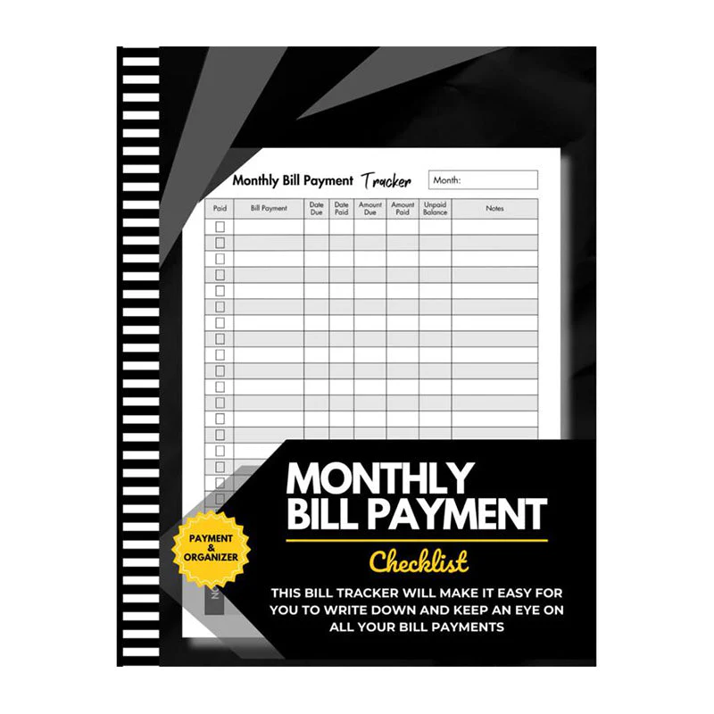 Bill Tracker Notebook & Cleaning Schedule Checklist - Image 7