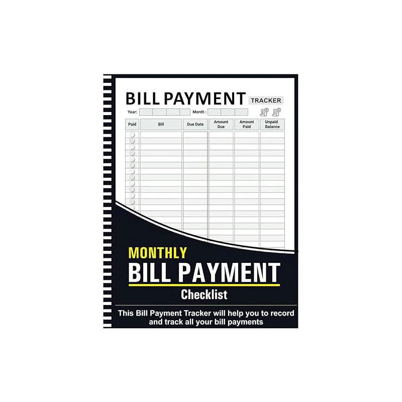 Bill Tracker Notebook & Cleaning Schedule Checklist - Image 8