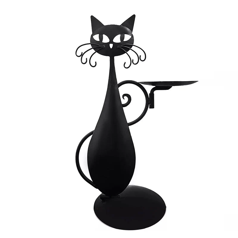 Black Cat Candle Holder - Image 12