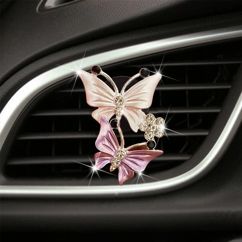 Bling Butterfly Car Accessories, Cute Car Air Freshener - Image 10