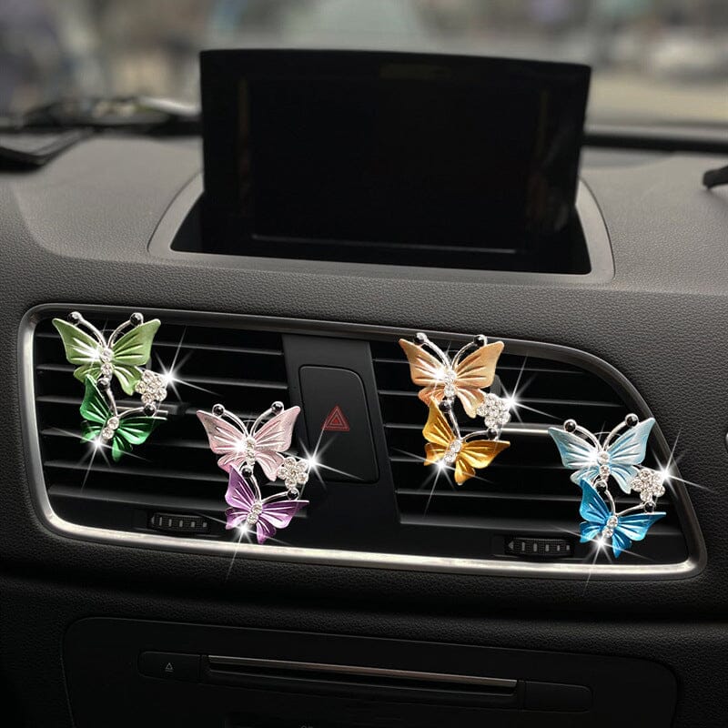 Bling Butterfly Car Accessories, Cute Car Air Freshener - Image 8