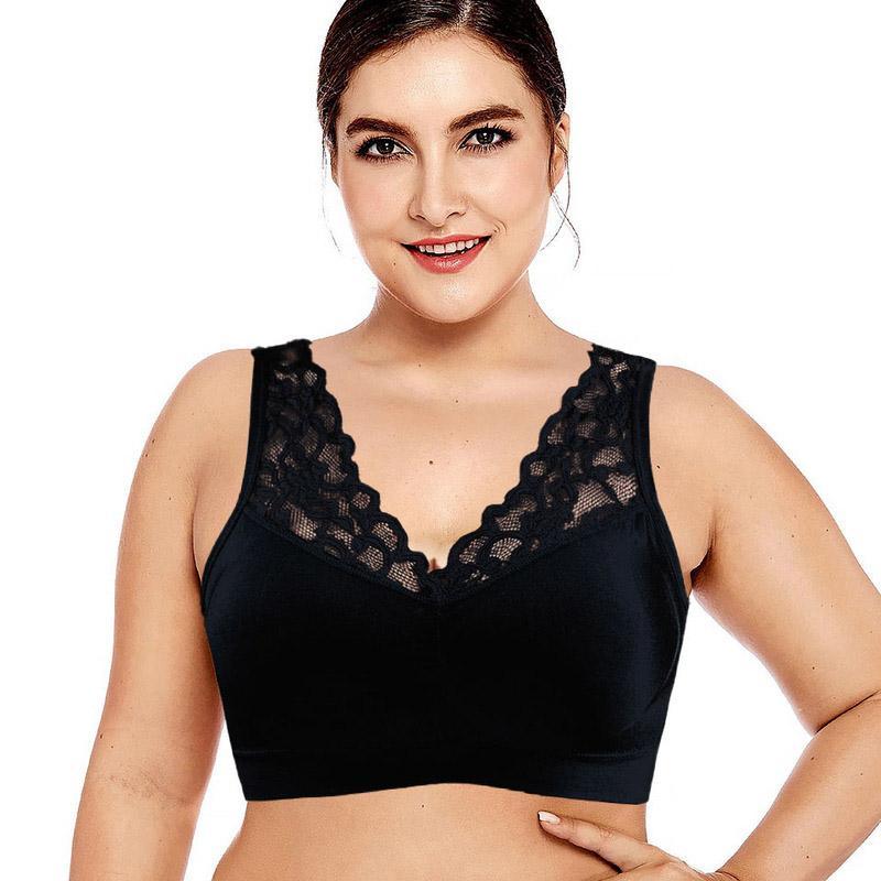 Breathable Sports Push Up Lace Bra - Image 2