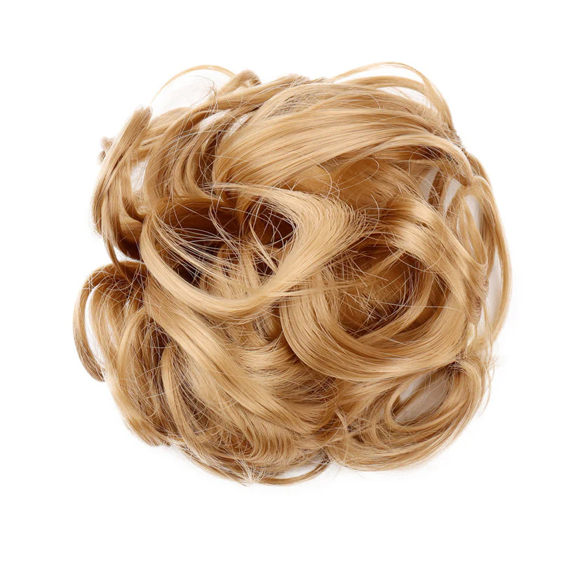 Bun Clipping Flower Bud Wig - Image 11