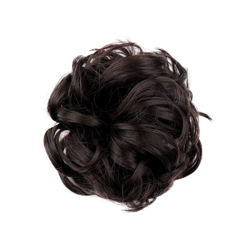 Bun Clipping Flower Bud Wig - Image 12