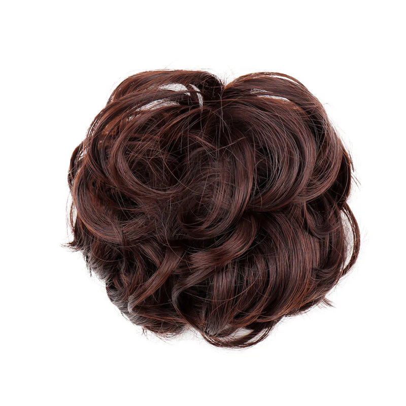 Bun Clipping Flower Bud Wig - Image 13