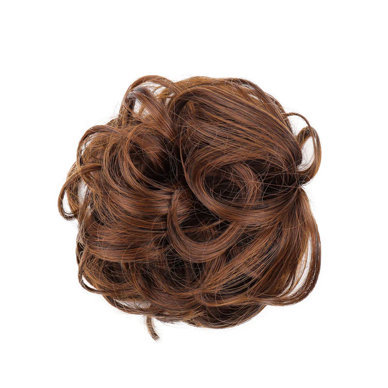 Bun Clipping Flower Bud Wig - Image 14