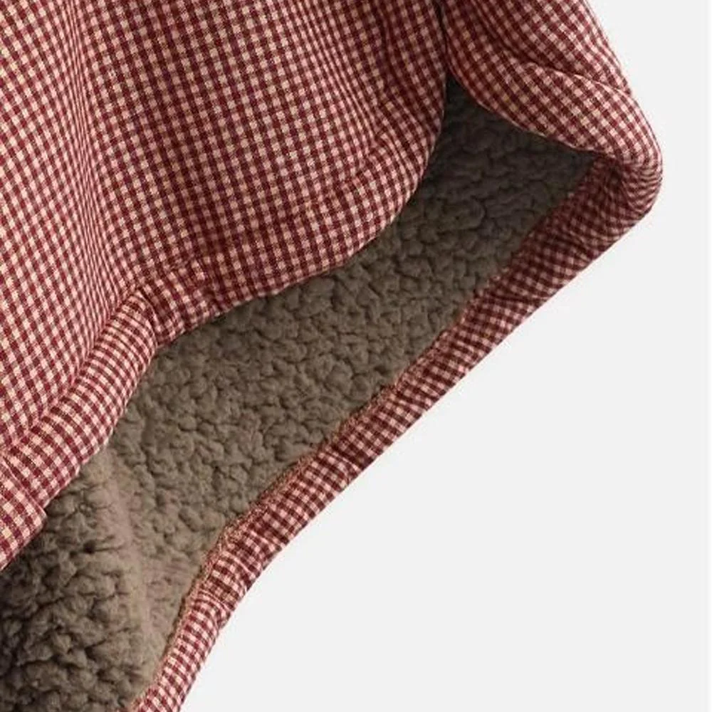 Buttoned Hoodie Casual Cotton-Blend Outerwear - Image 7