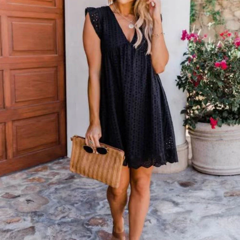 California Lace Dress Romper - Image 12