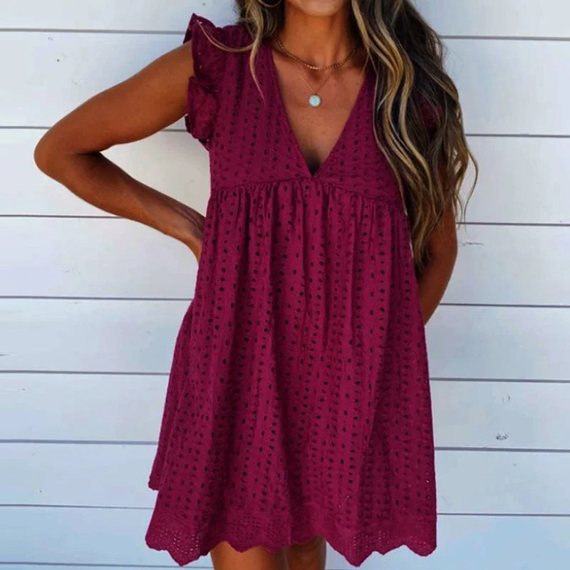 California Lace Dress Romper - Image 13