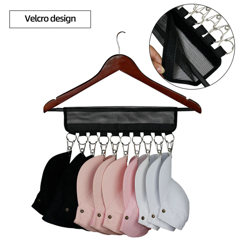 Cap Storage Hanger with 10 Hooks - Image 2