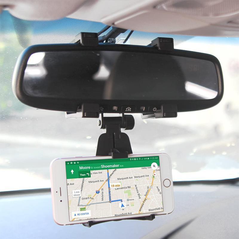 Car Rear View Mirror Phone Holder - Image 8