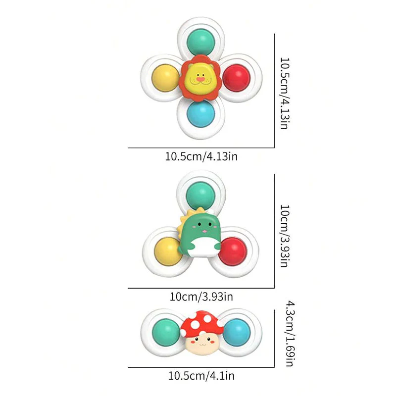 Cartoon Suction Cup Spinning Toy For Kids - Image 11