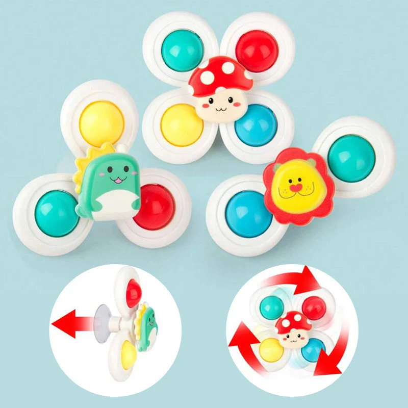 Cartoon Suction Cup Spinning Toy For Kids - Image 12