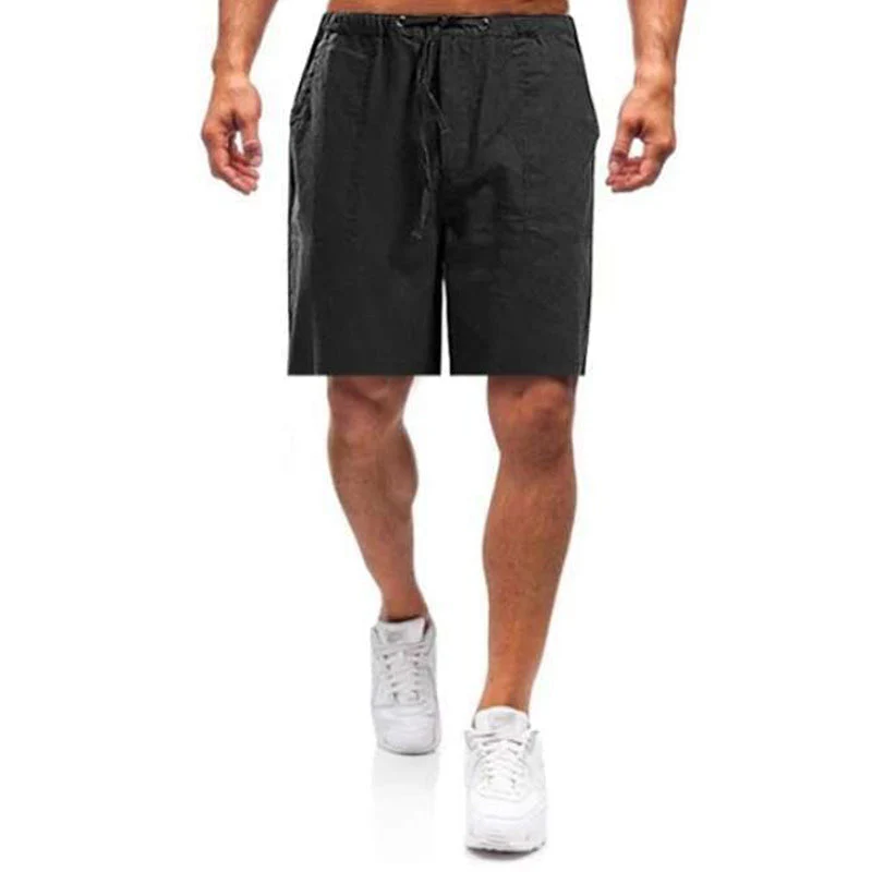 Casual Men's Casual Linen Shorts - Image 5