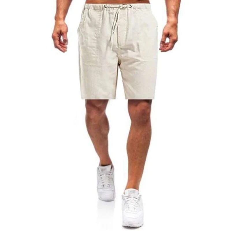 Casual Men's Casual Linen Shorts - Image 8