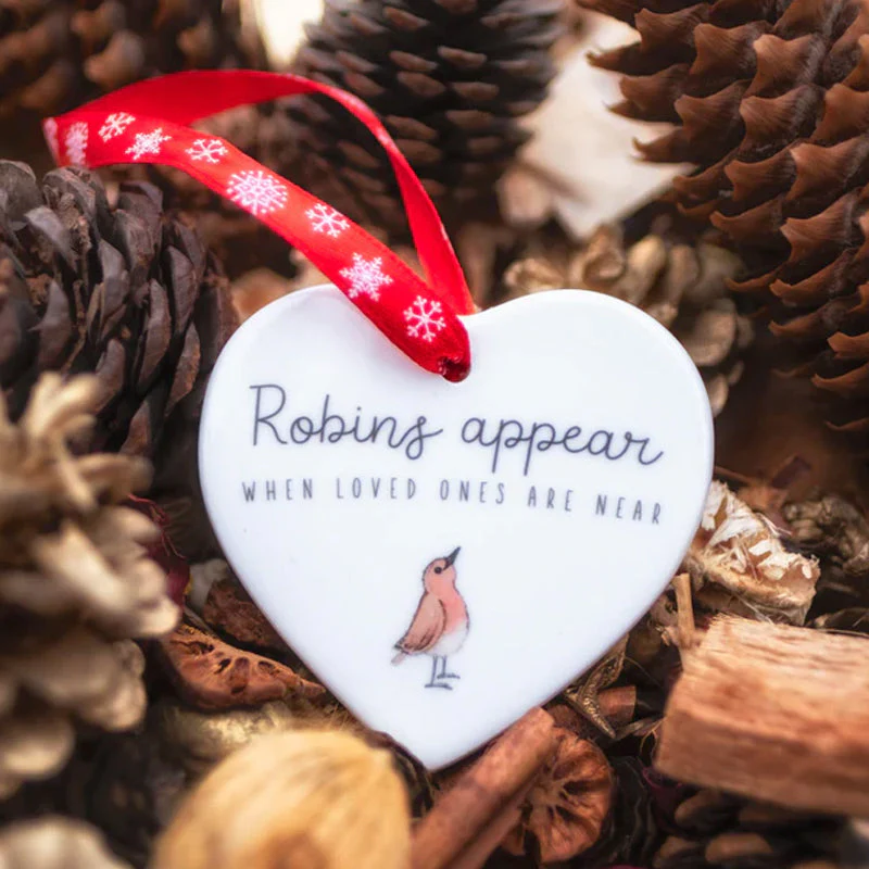 Ceramic Heart Hanging Ornament - Image 6