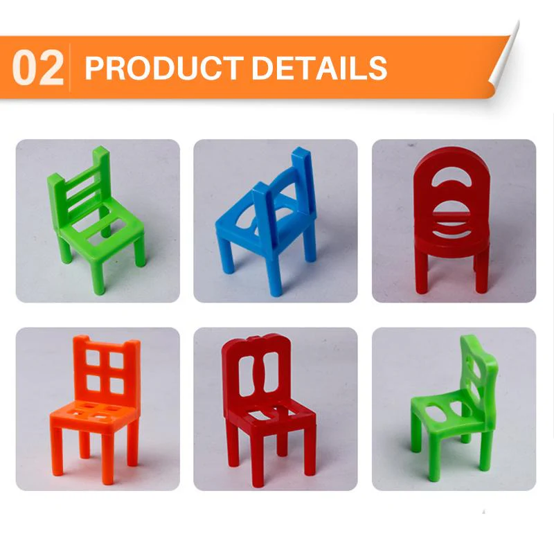 Chairs Stacking Tower Balancing Game - Image 4