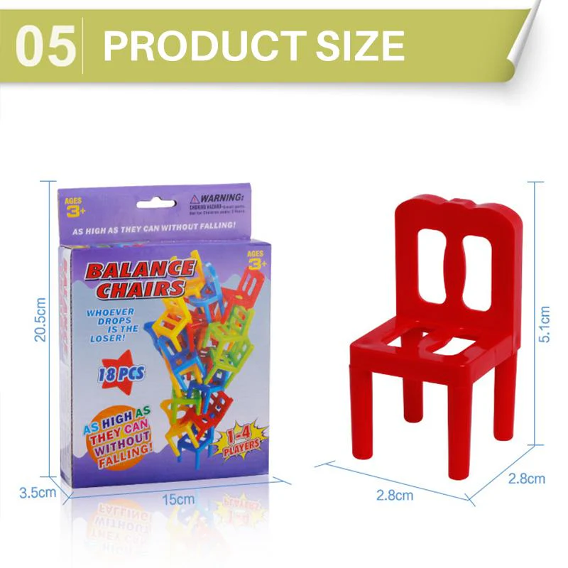 Chairs Stacking Tower Balancing Game - Image 7
