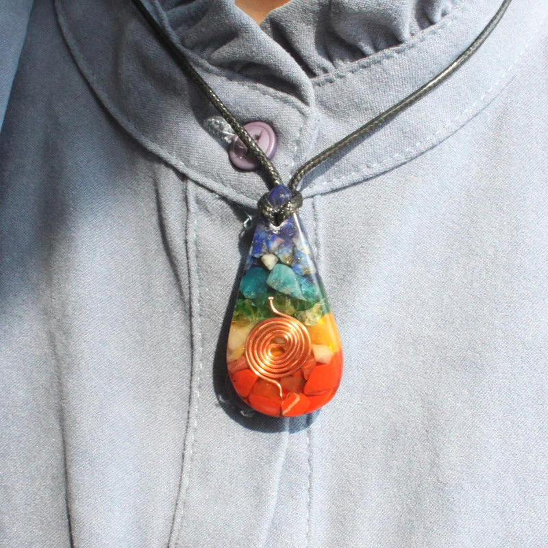 Chakra Orgone Necklace - Image 6