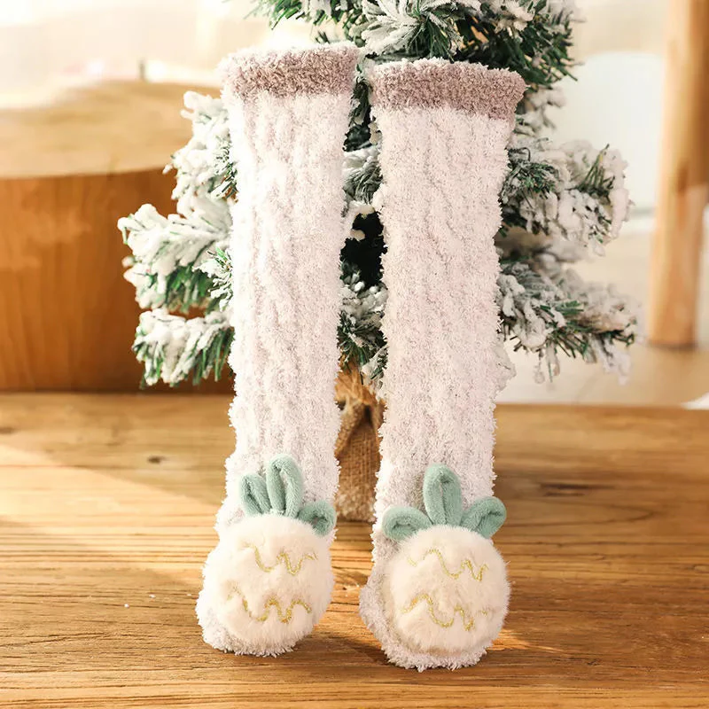 Children's Animal Coral Fleece Socks - Image 10