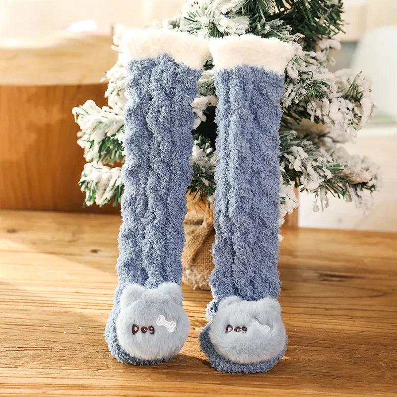 Children's Animal Coral Fleece Socks - Image 11