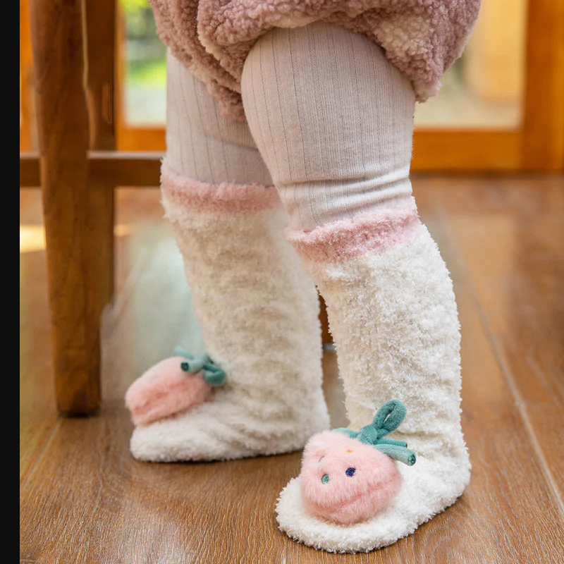 Children's Animal Coral Fleece Socks - Image 3